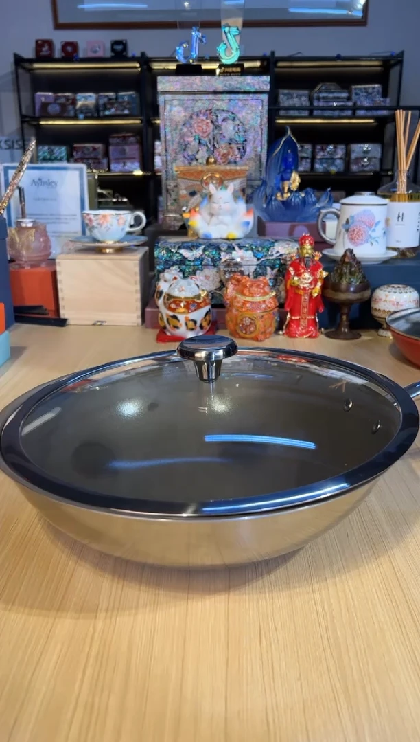 162红厨钛陶炒锅（32cm）