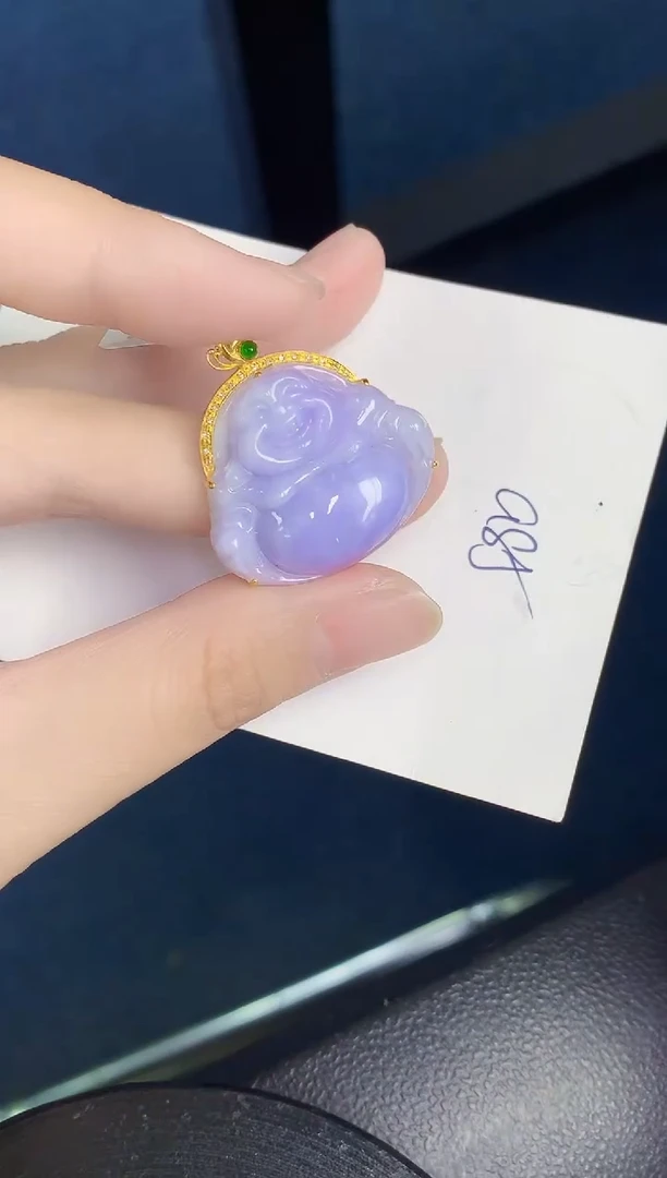 【闪购商品】翡翠颈饰18K金镶嵌0000000001