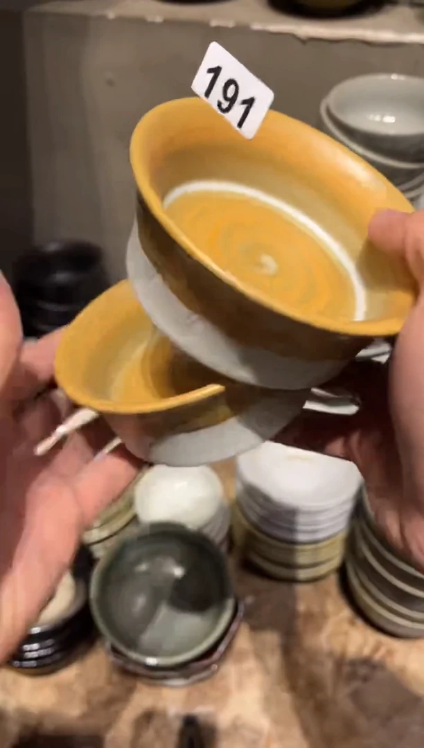 【闪购商品】瓷片191手刷复古味碟2个