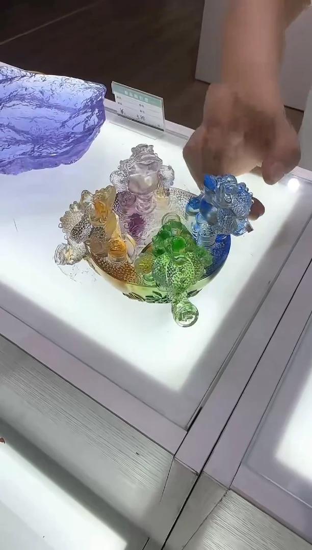 手工艺品琉璃古法琉璃聚宝盆