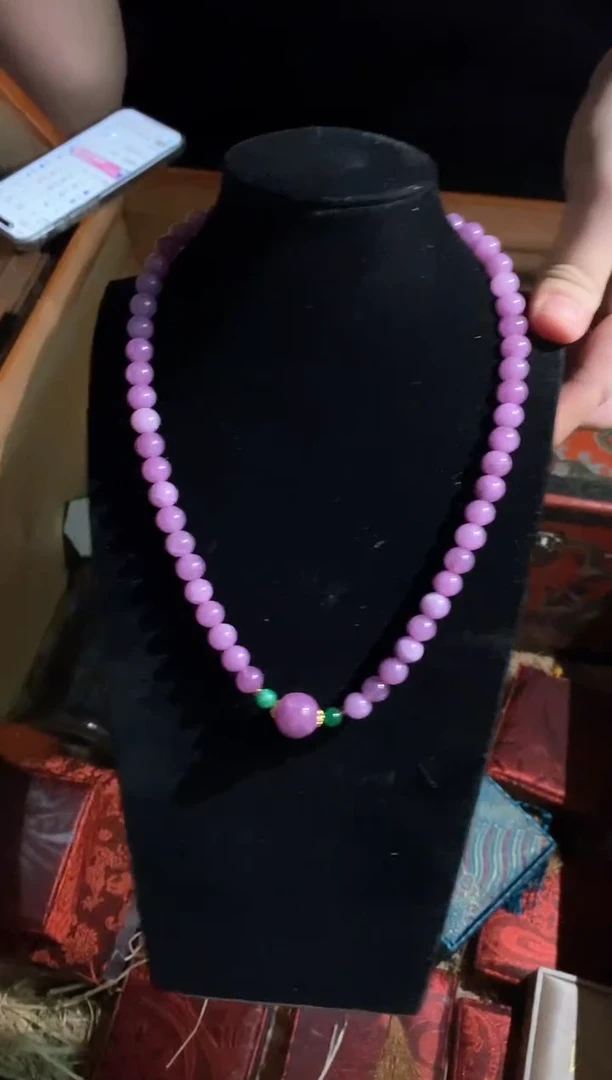 翡翠未镶嵌颈饰永玉阁精品专属摆件