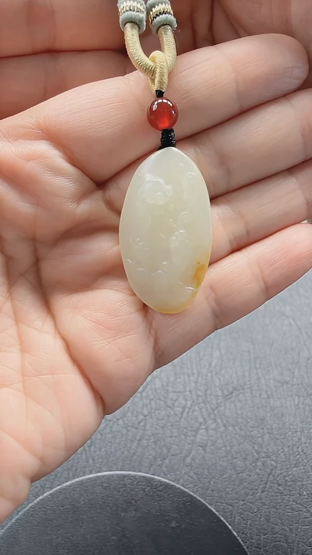 和田玉未镶嵌吊坠(不含链)226金鱼