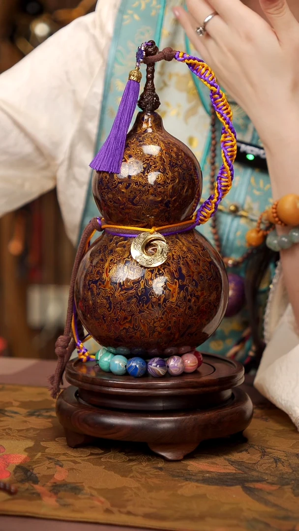 161易林高端工艺大漆酒葫芦--2388