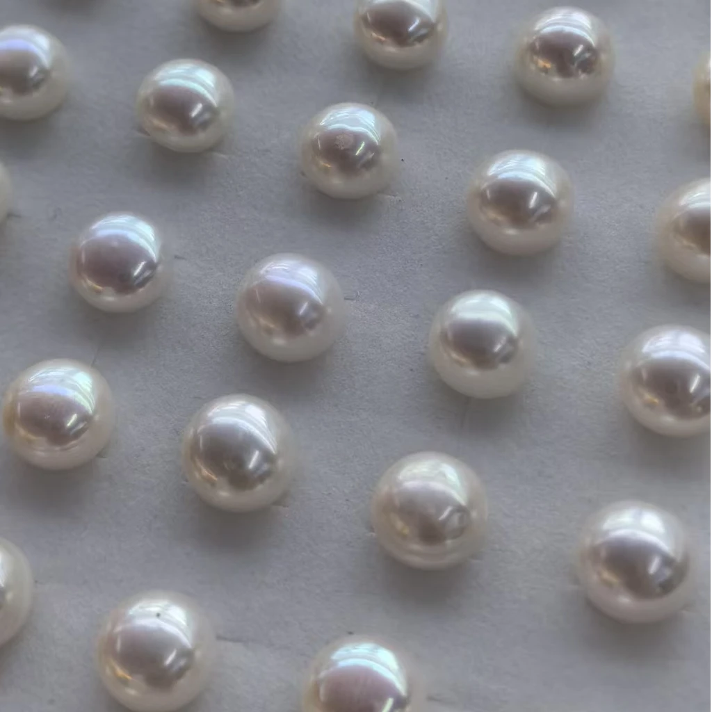 淡水珍珠银配 10-11mm耳钉 LL 0412