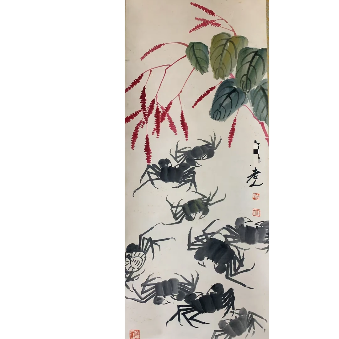 齐BS  螃蟹立轴100 40 3.6平尺