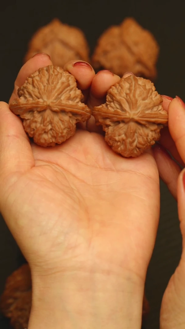 吊坠文玩核桃43 白狮子全品