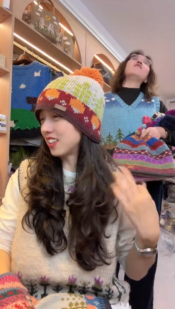 羊毛美利奴美拉德萝卜帽