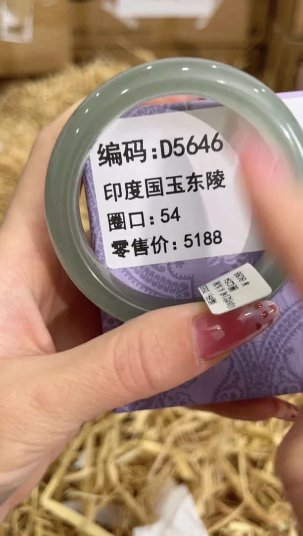 未镶嵌手镯石英质玉D5646