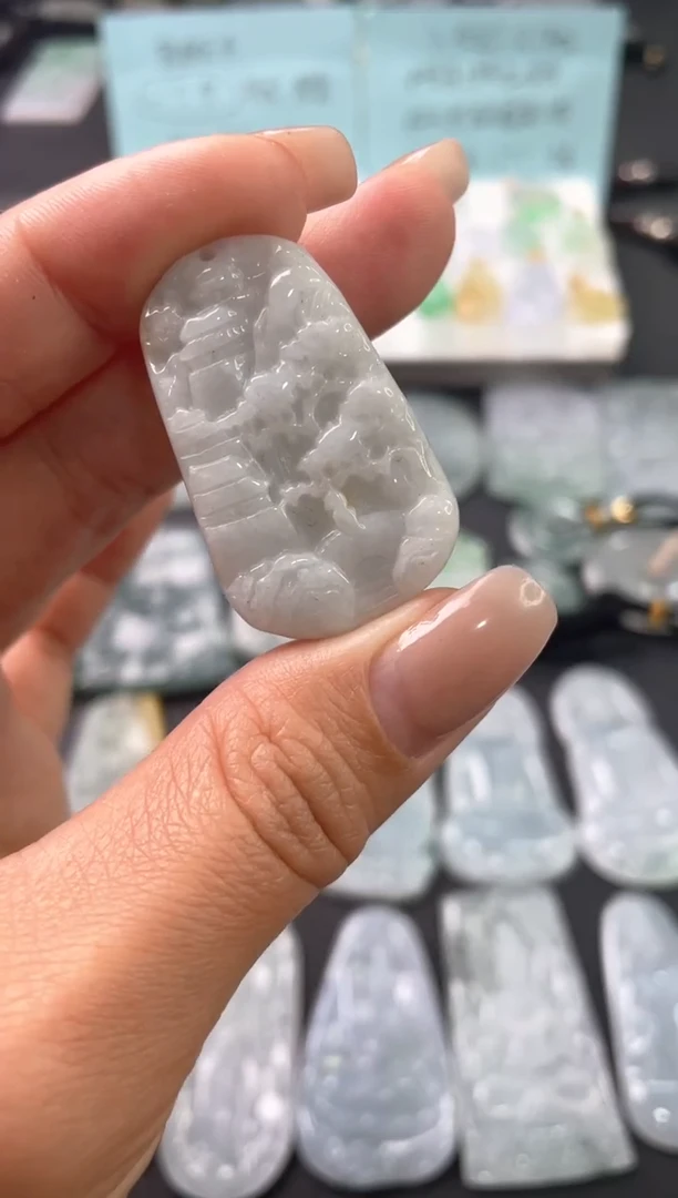 吊坠(不含链)未镶嵌翡翠多样性发其一