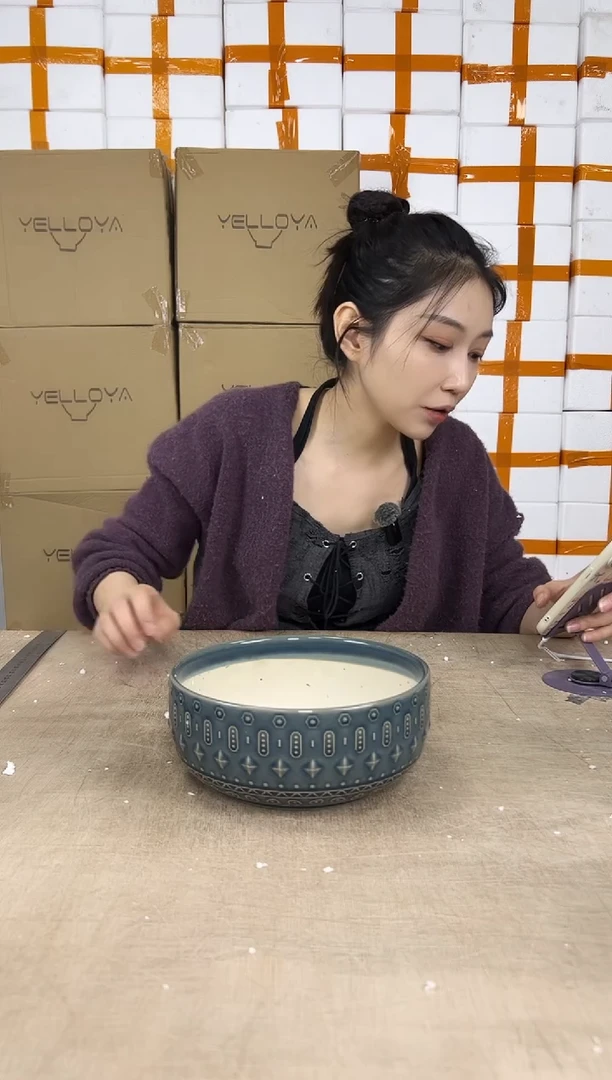 拼盘菱形蓝色20x8