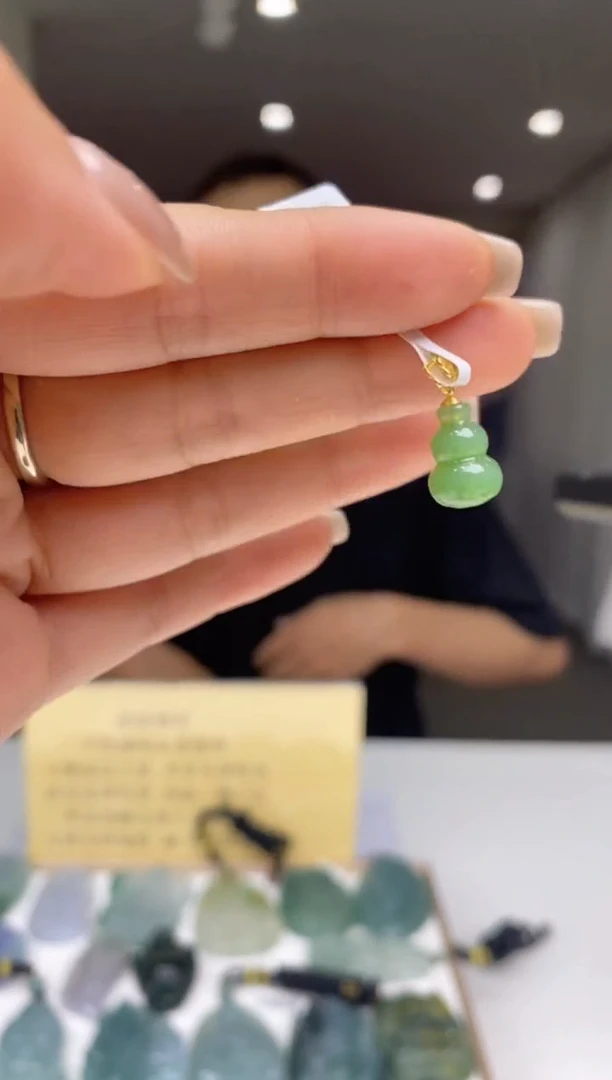 和田玉银S925镶嵌吊坠(不含链)35124