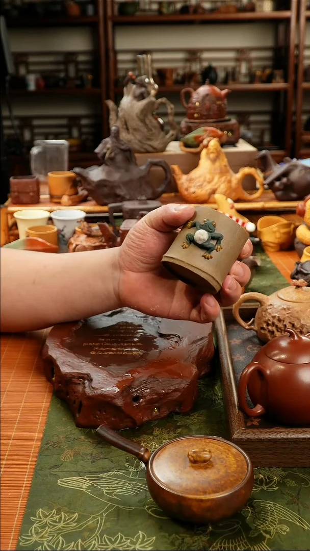 茶壶紫砂青蛙杯顶顶顶顶顶