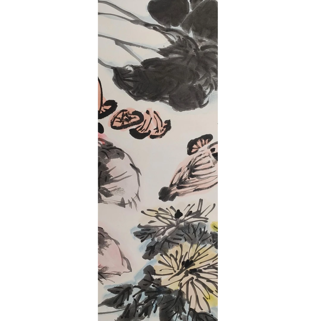 LOT.2089 《秋味图》90*48cm 纸本设色立轴