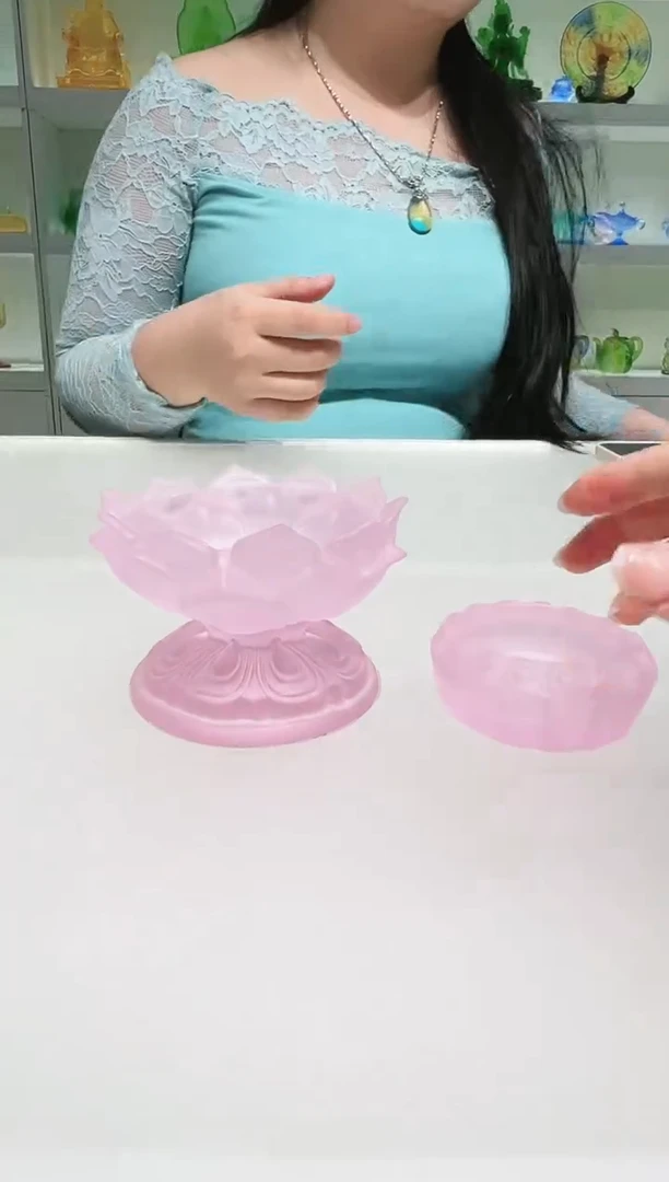 手工艺品琉璃古法琉璃两件套