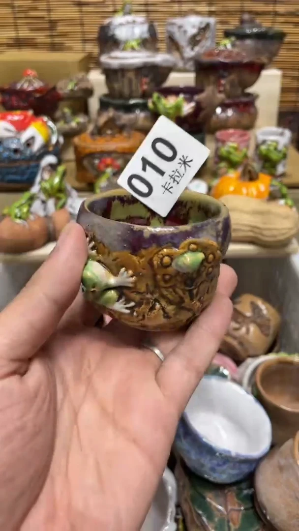 一***间010精美粗陶手工柴烧