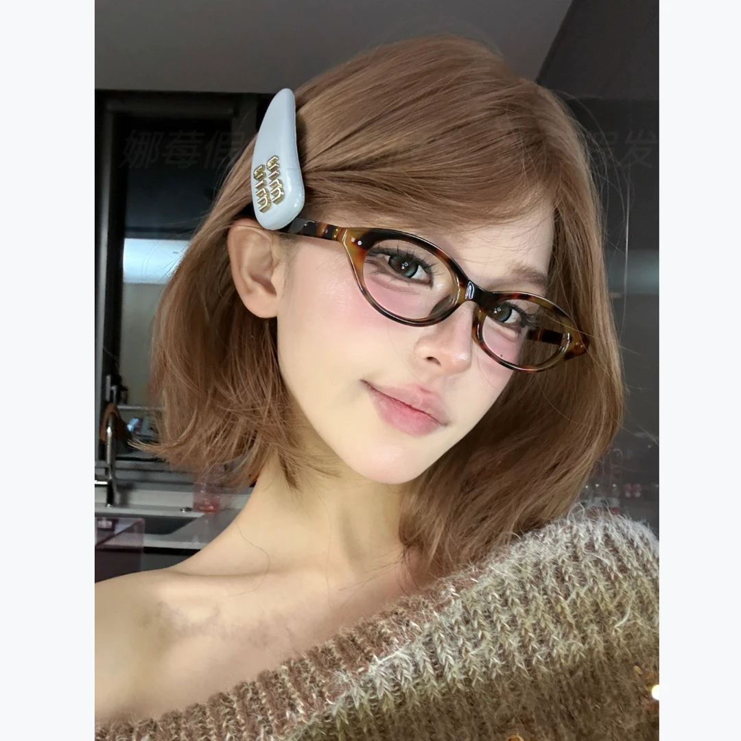 小圆【可爱鼠了】金棕色肯豆少女自然网感韩系短发女生全头套假发