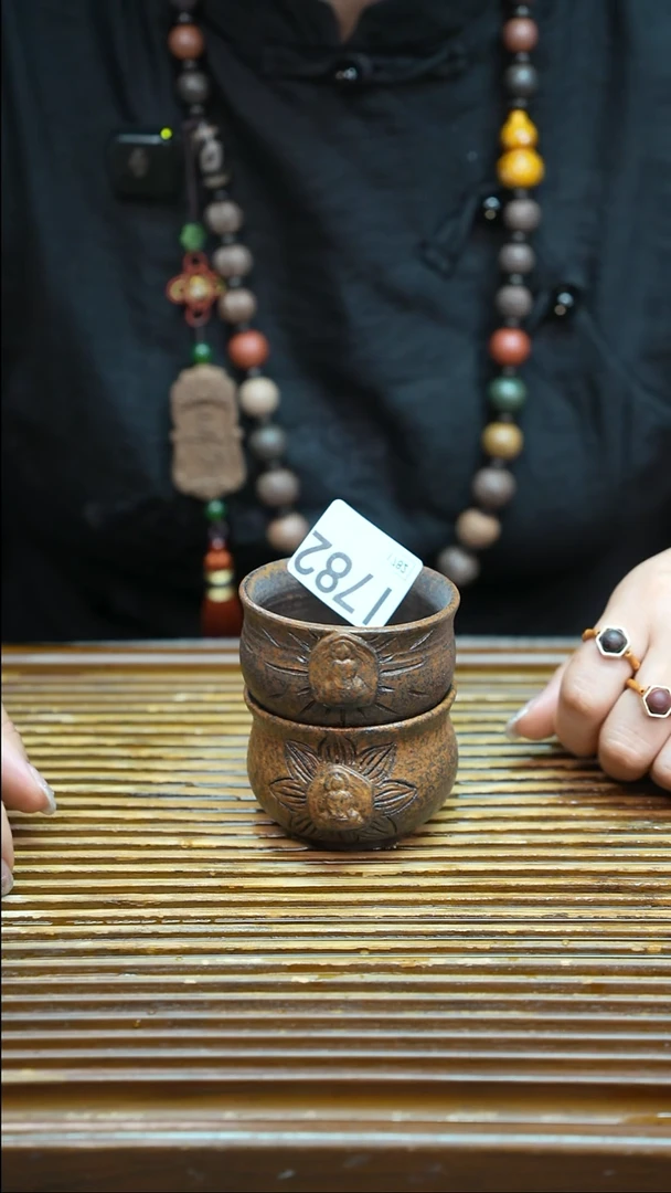 万古烧粗陶手工茶具