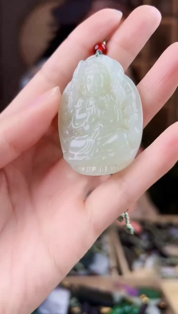 颈饰未镶嵌和田玉拍一发一，多样性发货