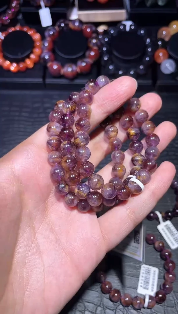 【闪购商品】水晶手链未镶嵌紫钛单圈A9（多样性发其一）