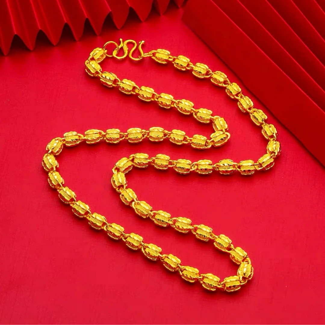 项链 金阿福 轻奢百搭饰品 GC35730159 大橄榄项链