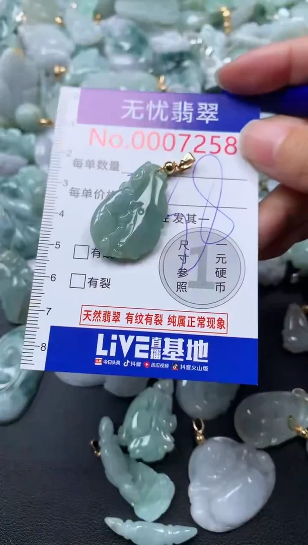颈饰未镶嵌翡翠7258