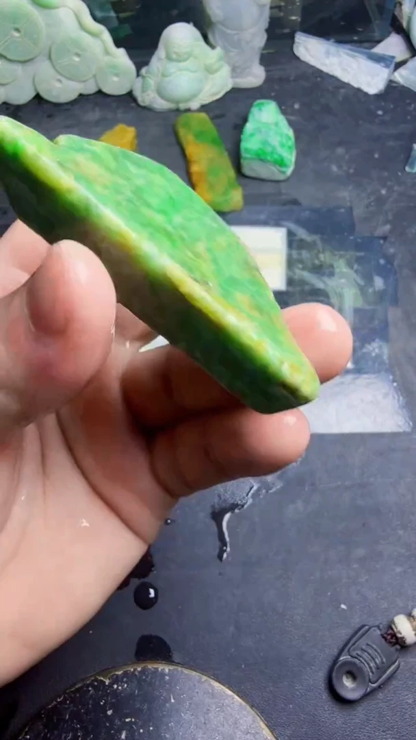 未镶嵌挂件翡翠天然翡翠040