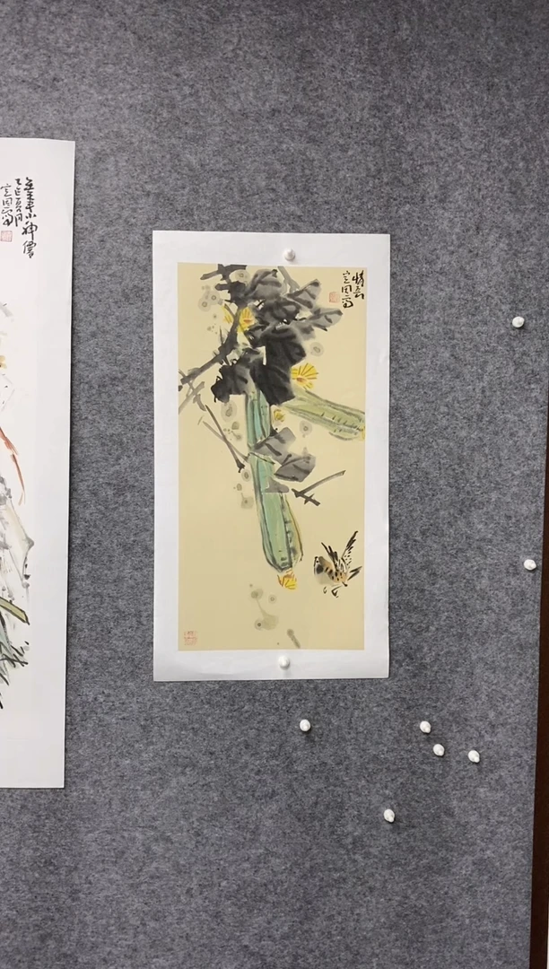 国画尚定固国画作品