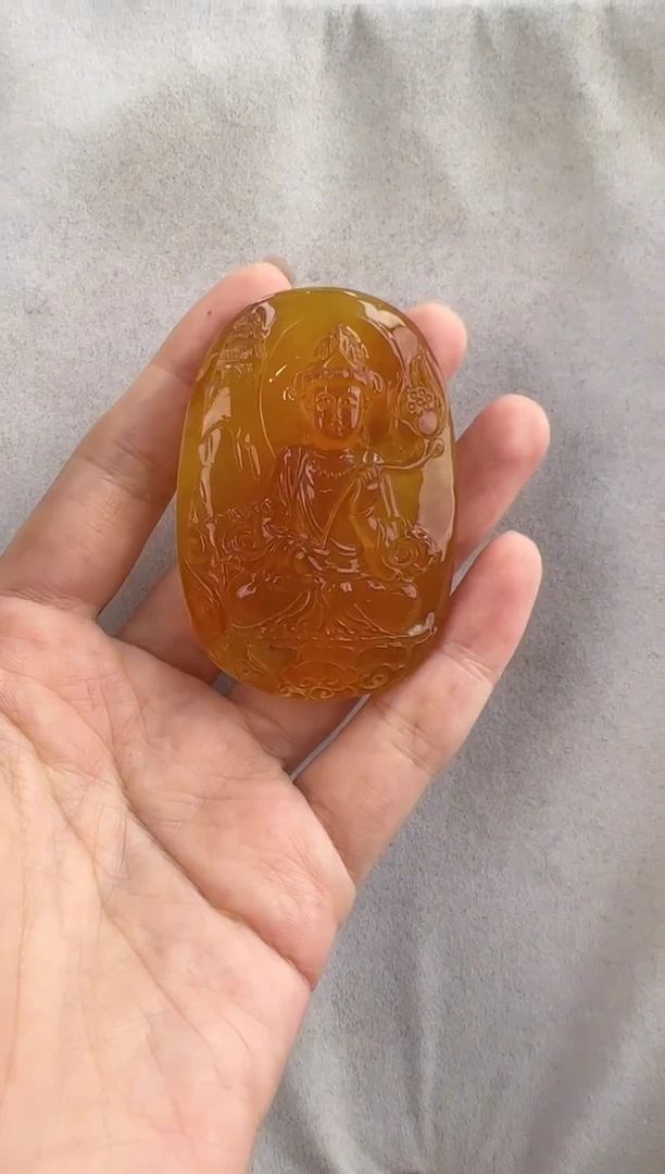 【闪购商品】定制琥珀未镶嵌10126108-吊坠