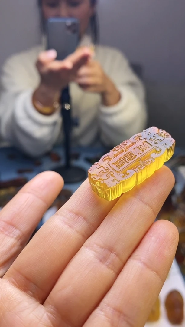 【闪购商品】琥珀颈饰未镶嵌HP97-113（富贵平安）