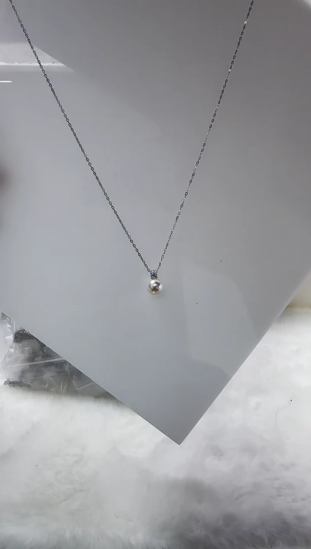 【闪购商品】海水珍珠DA银S925镶嵌c1222 套链7