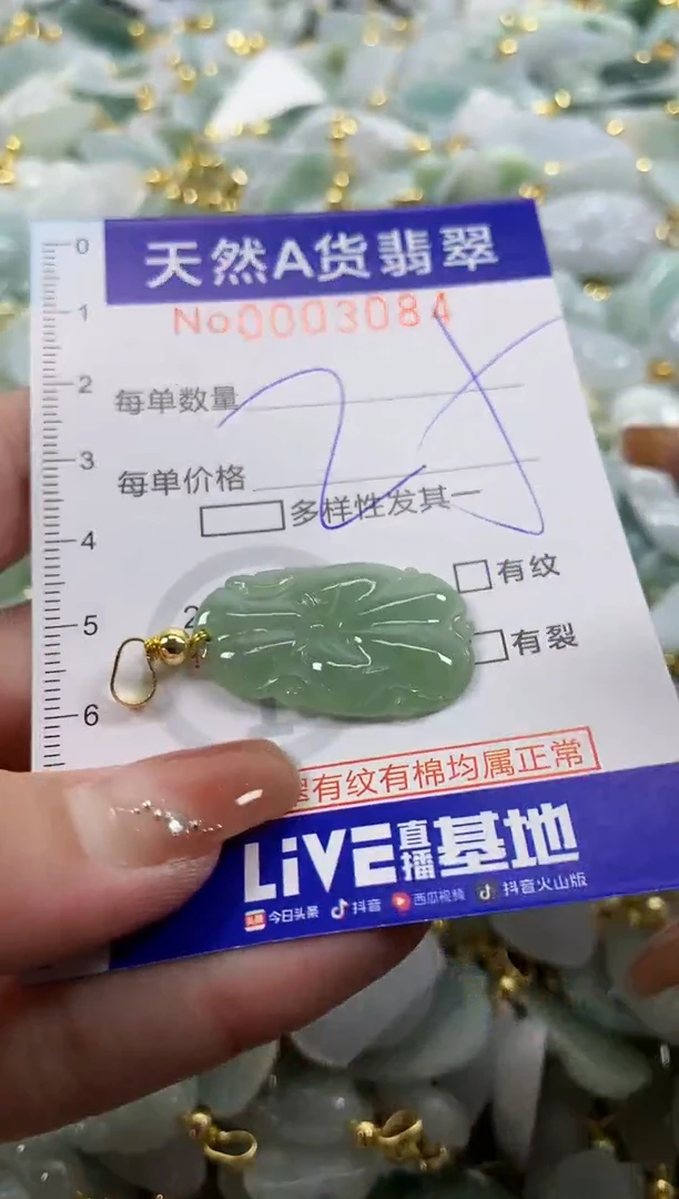 颈饰未镶嵌翡翠天然A货翡翠