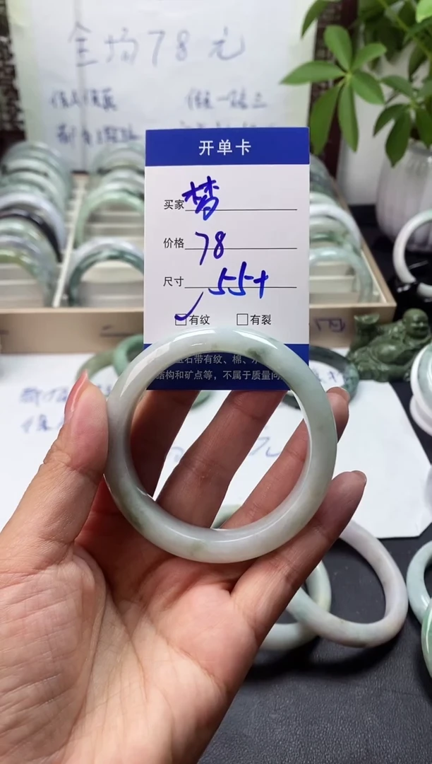 未镶嵌手镯翡翠梦翡翠手镯#7