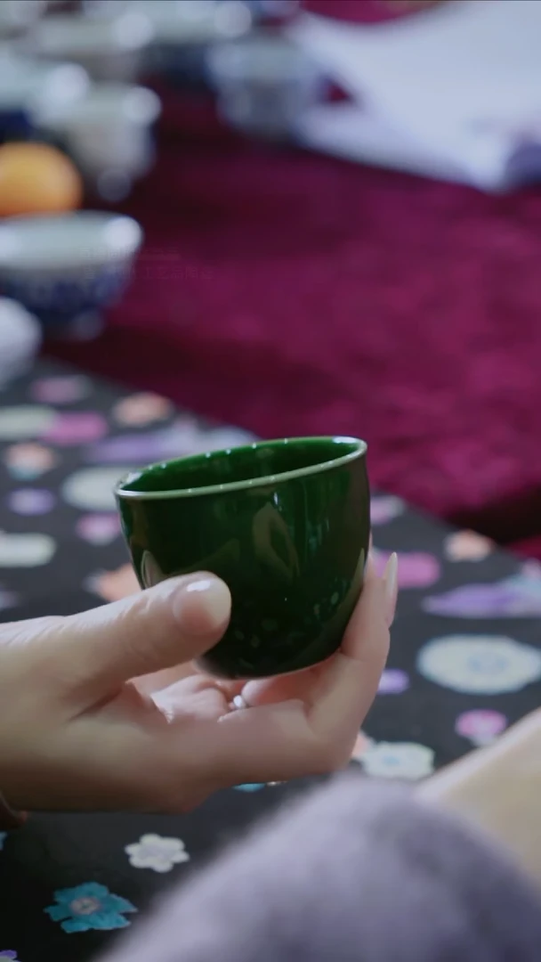 杯景德镇陶瓷杯碗柴烧多人