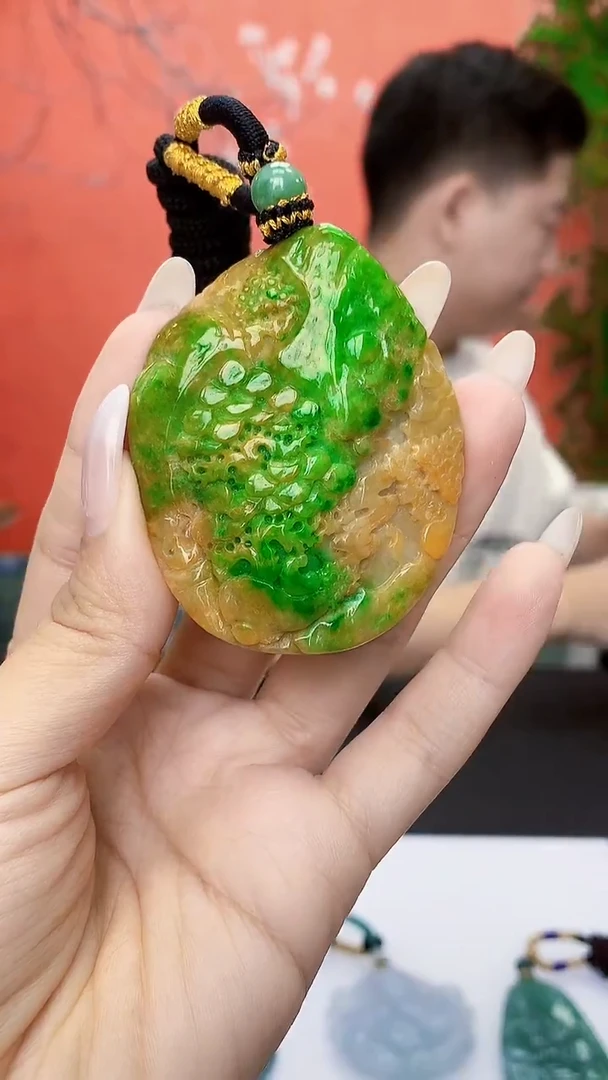 未镶嵌定制翡翠4917ty-毛货挂件27