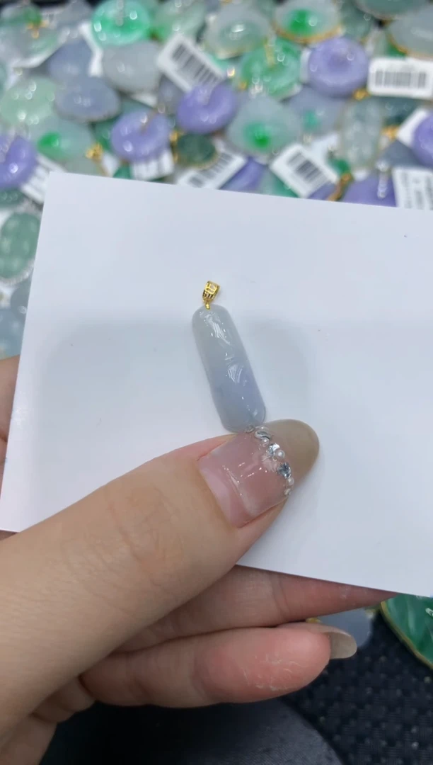 【闪购商品】翡翠颈饰18K金镶嵌222222222