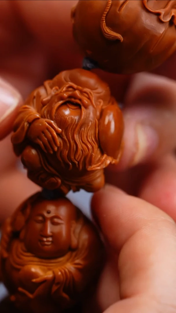 橄榄核吊坠苏工橄榄核