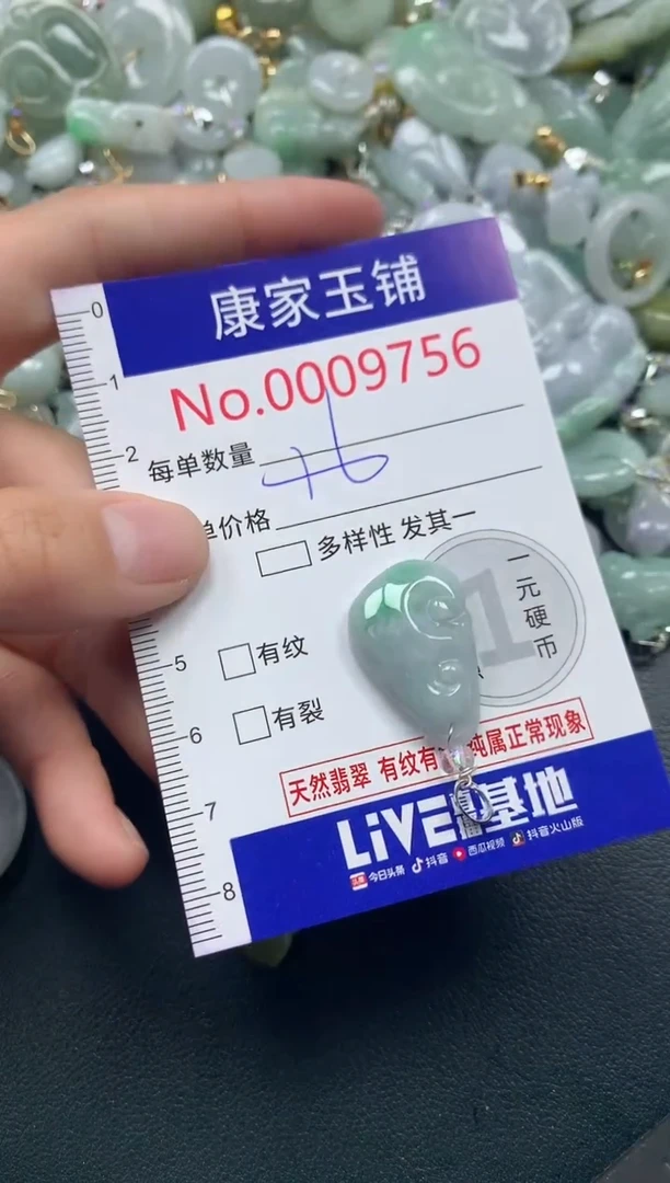 颈饰未镶嵌翡翠9756