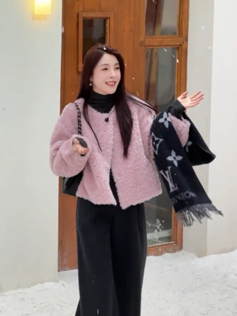 松驰感慵懒风简约时尚小香风外套冬季新款高级感优雅气质显瘦穿搭