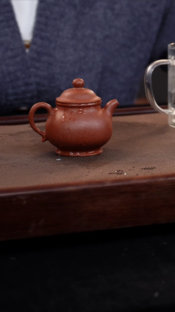 茶壶紫砂全手工红降坡高潘