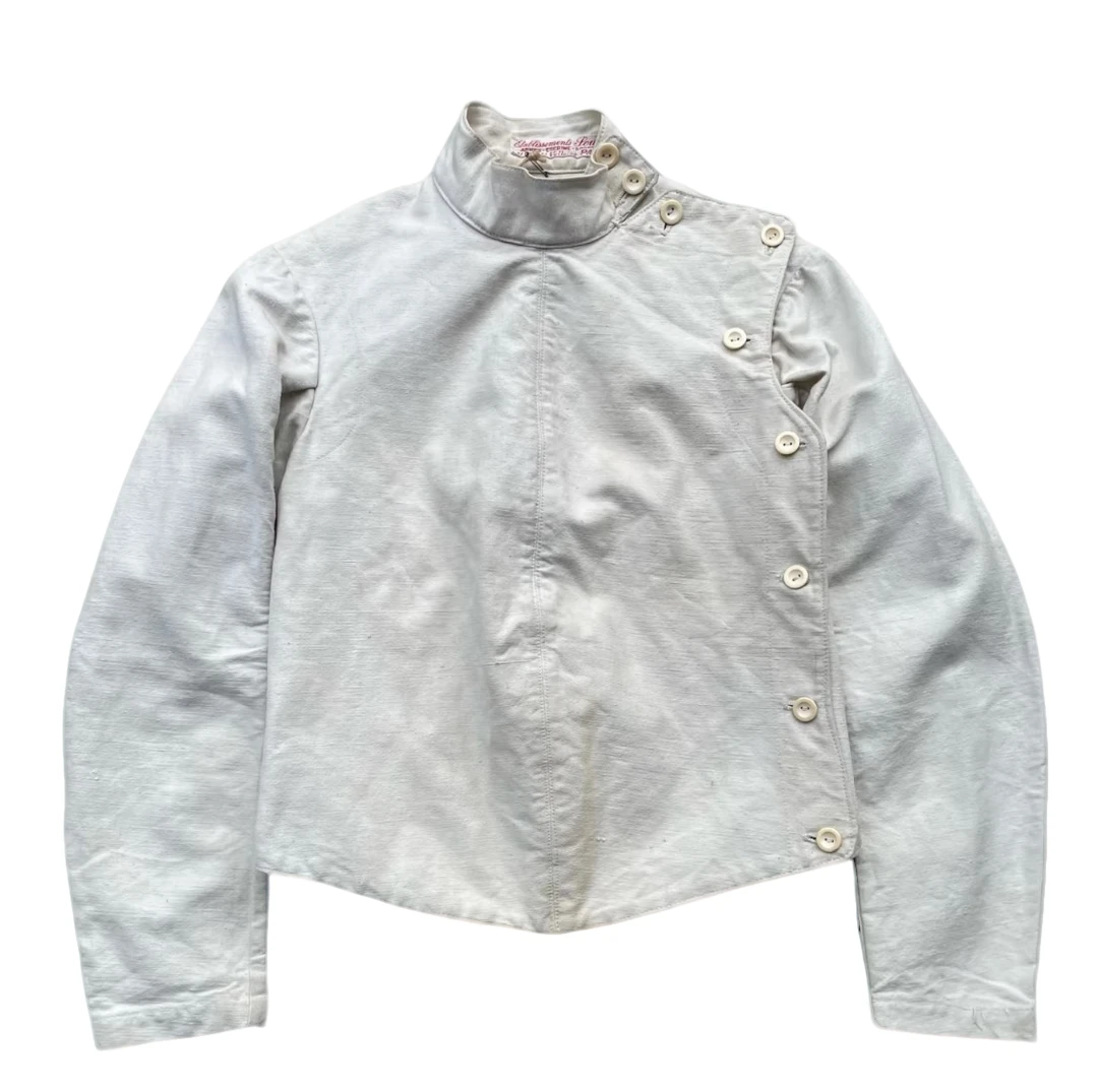 男女同款长袖短款牛仔时尚复古圆领休闲百搭水洗灰色打底立领四季