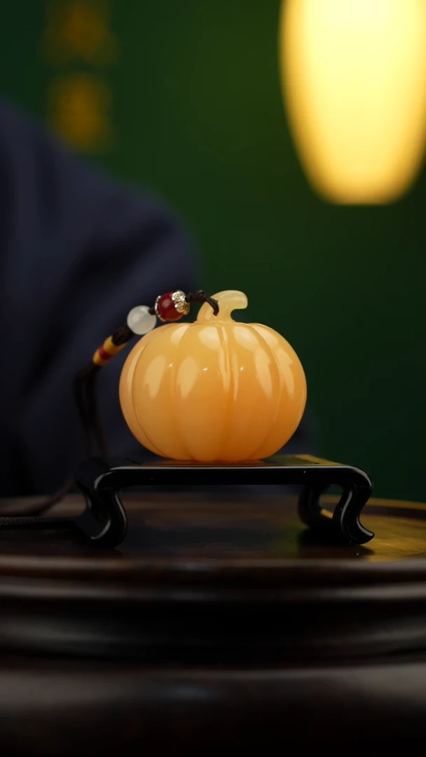 玉【小福瓜】天然玉石手把件