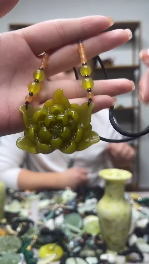 未镶嵌岫玉吊坠·多样性发货其中发一