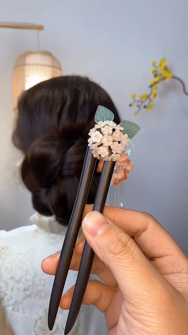 非金属木质J****u发簪超美