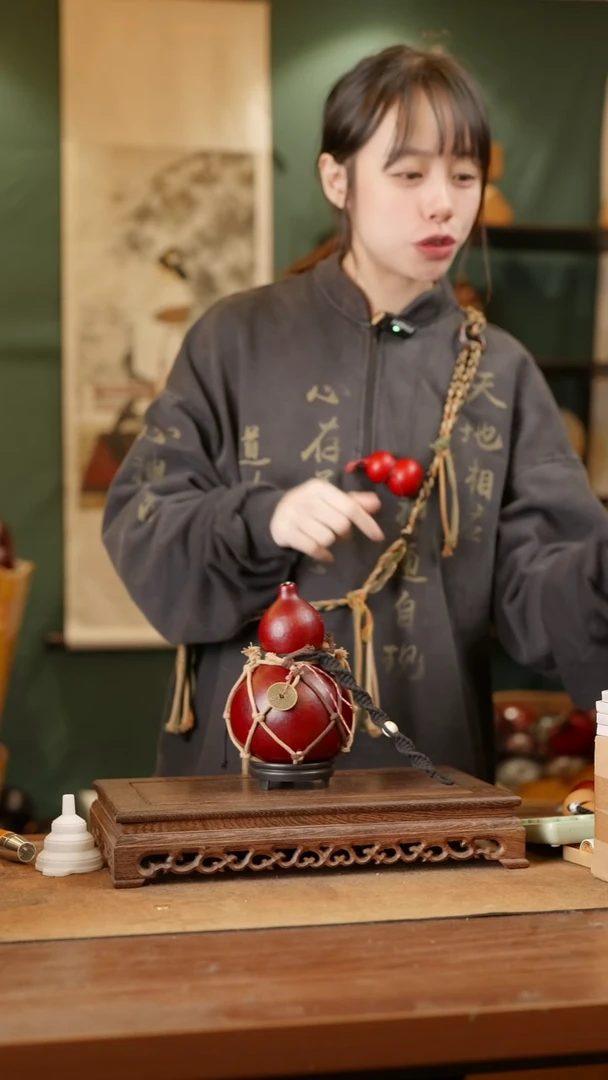 255号精品天然大漆酒葫芦一物一拍~