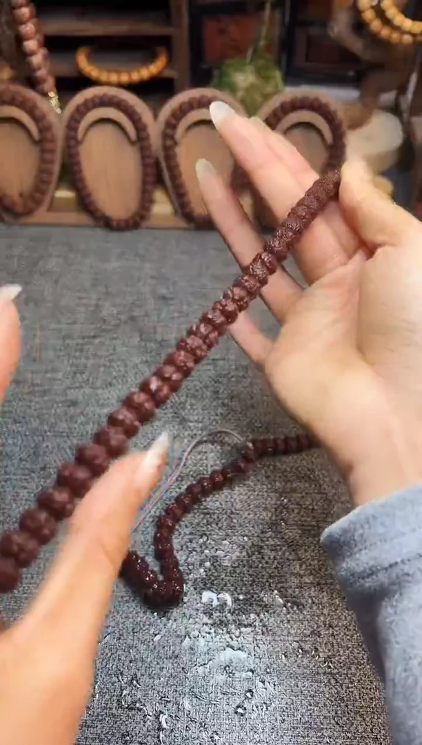 手串金刚菩提原生态平细长串礼盒发货