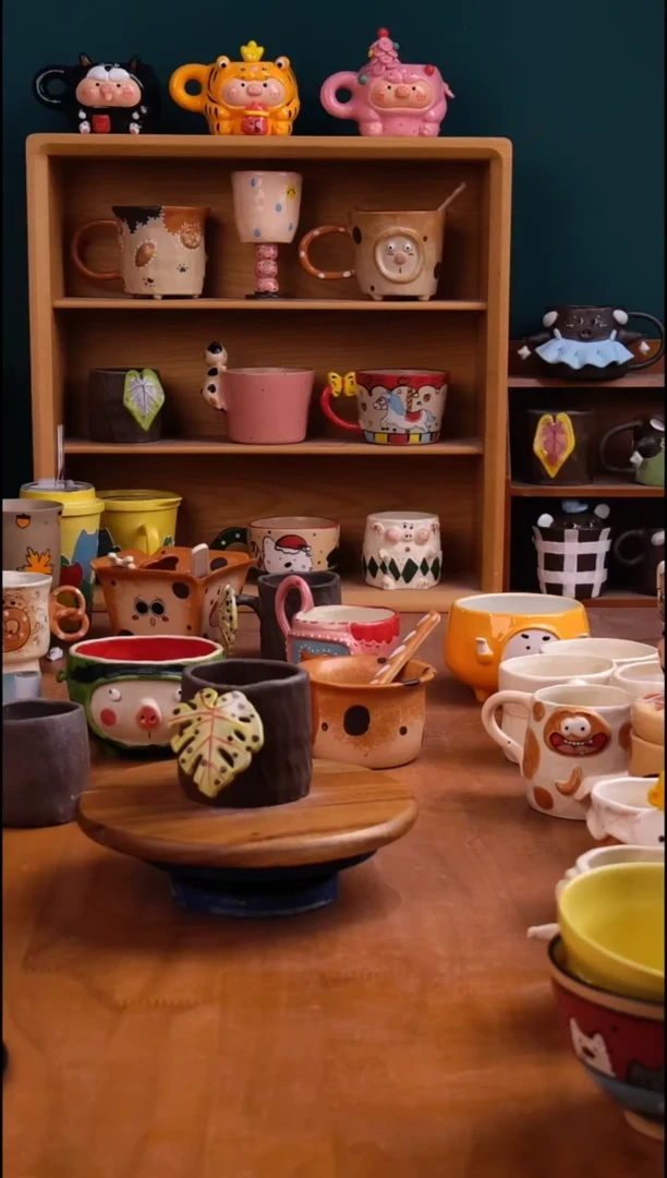 摆件陶景德镇原创手工陶瓷微瑕030