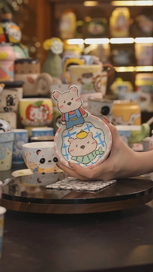 景德镇釉下彩绘设计师款式陶瓷