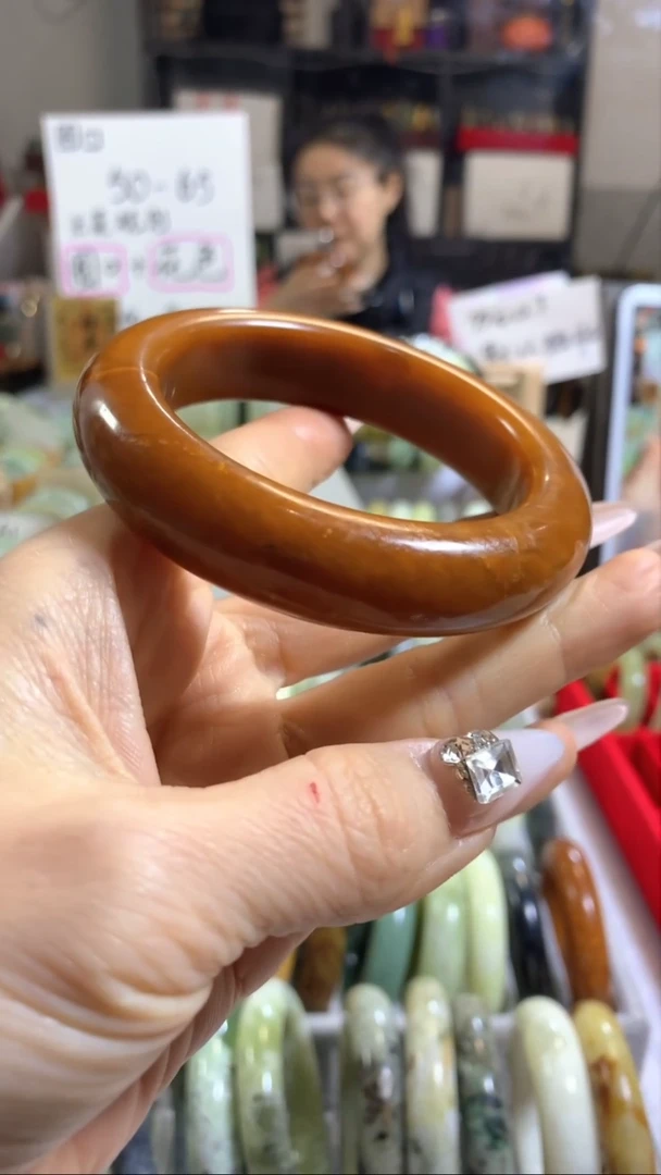 未镶嵌岫玉手镯3 58+