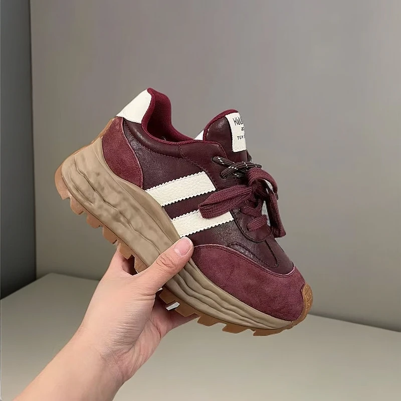 1832-A6-动休闲鞋2024秋季新款厚底潮