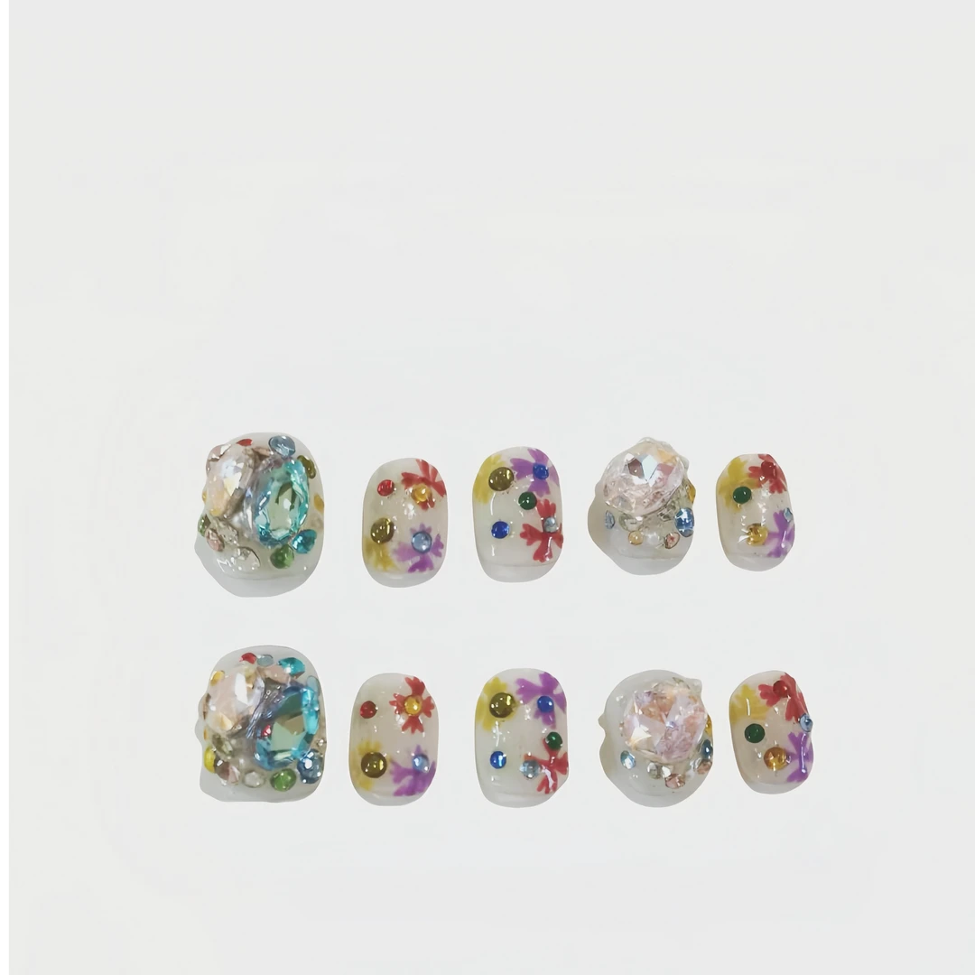 MOONSHERO/梦栖泺冰透星河MY240532手工穿戴甲